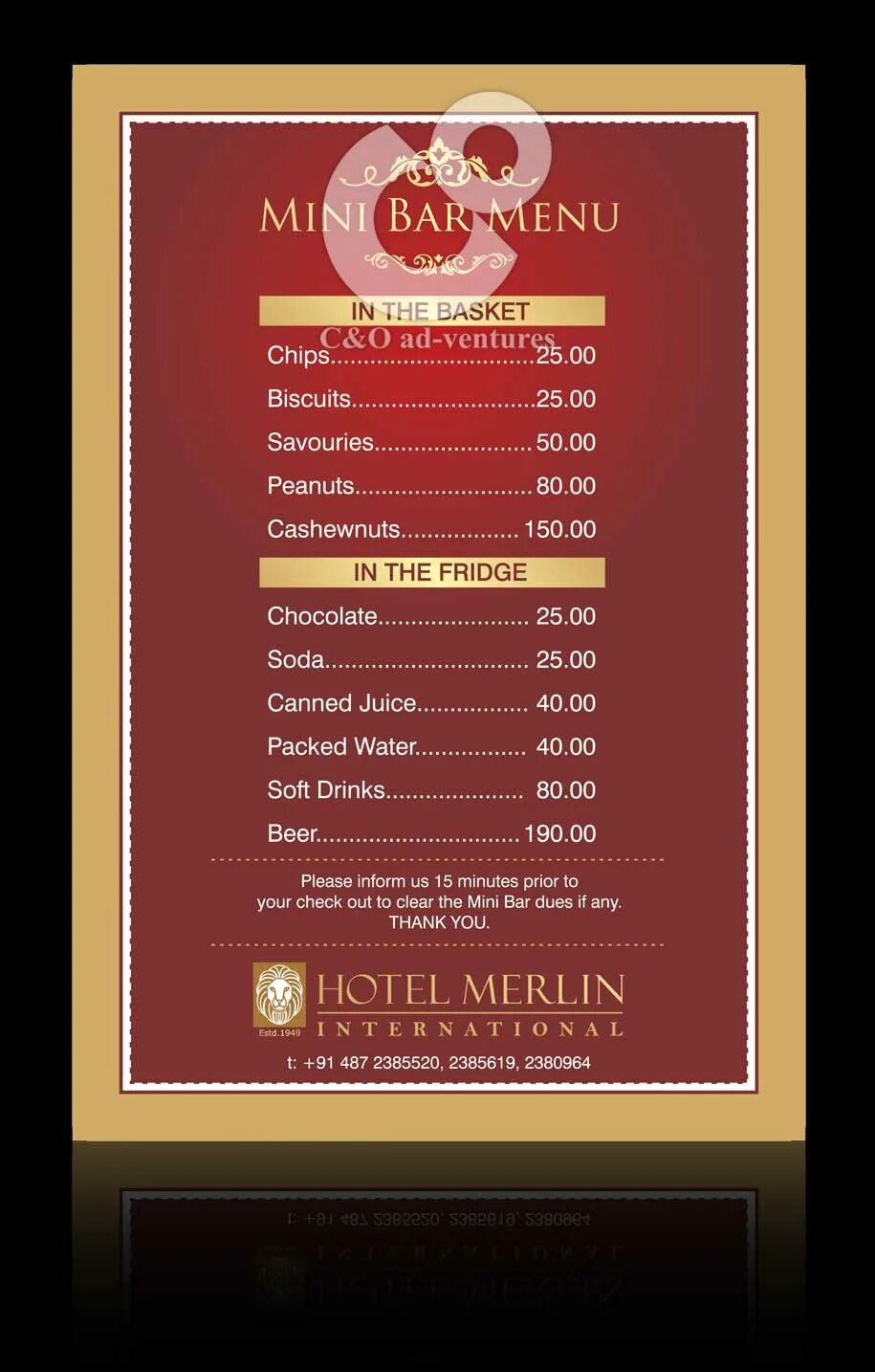 Mini menu. Mini menu