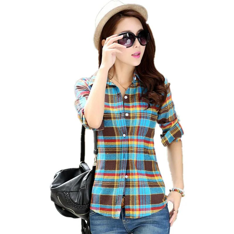 Female shirts. Рубашки женские стильные клетчатые. Женская рубашка в клетку с коротким рукавом. Female shirts. Рубашка женская.