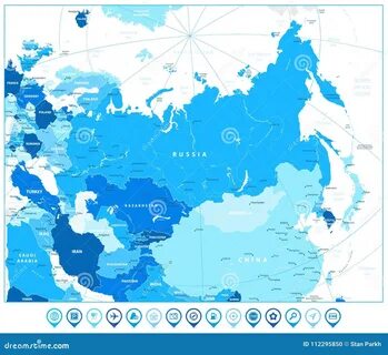 Сделай карту синей