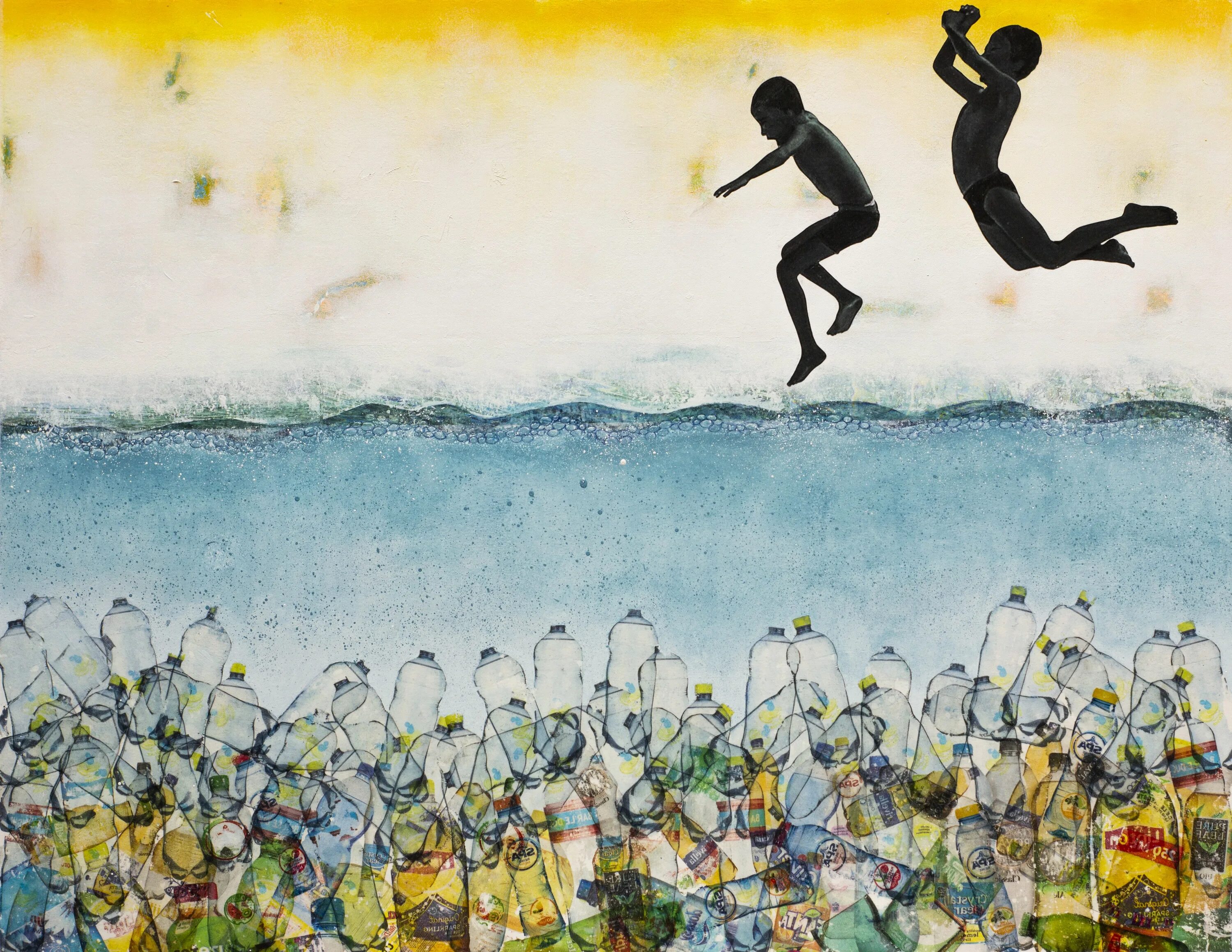 После моей жизни в искусстве. Саша Робинсон картины. Искусство движения картина. Движение арт. Искусство движение на пляже.