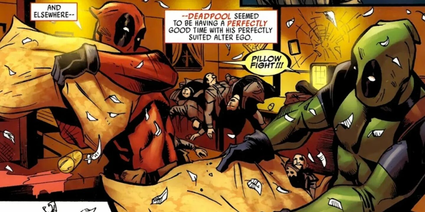 Deadpool and kingpin animation