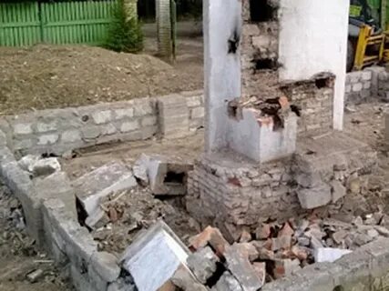 Разобрать фундамент дом