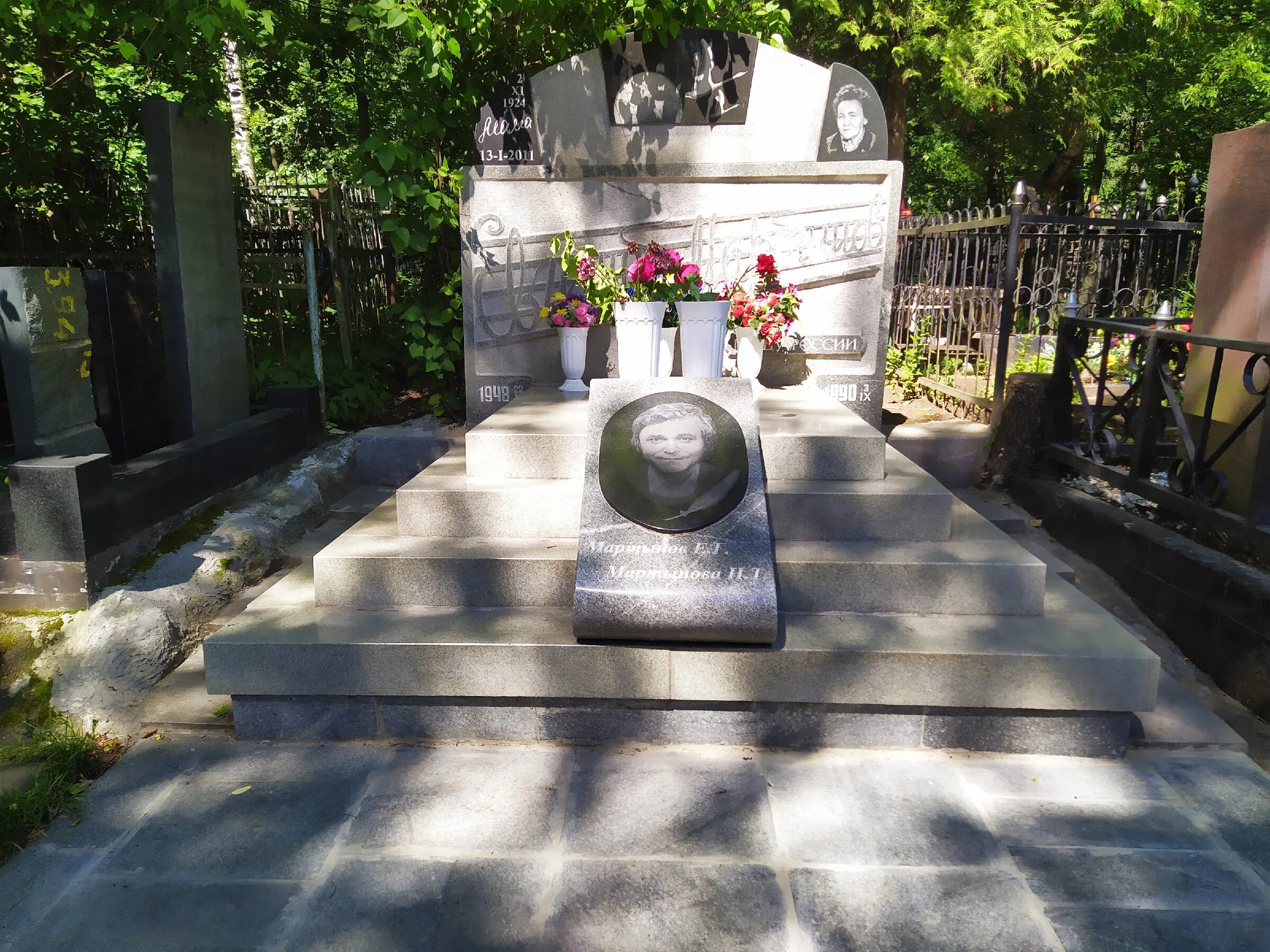 Кунцевское кладбище в Москве.