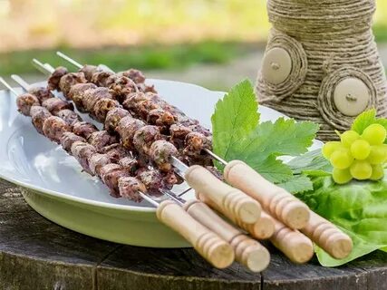 Рецепт шашлыка из сердечек на мангале