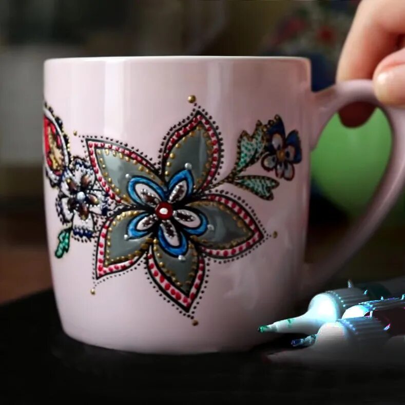 Как расписать кружку