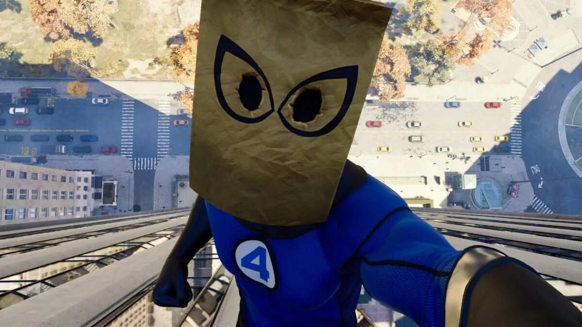 Человек паук с пакетом на голове. Человек паук с пакетом на голове. Человек паук с пакетом на голове. Великолепный человек пакет. Человек паук фантастическая четверка.