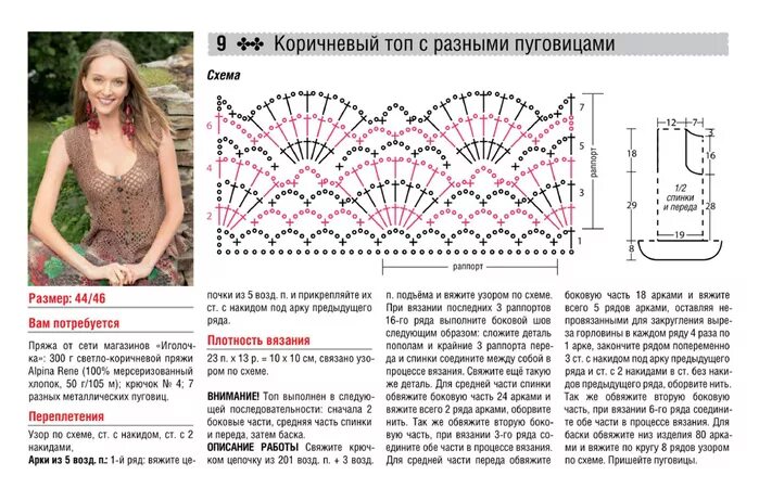 Топ на русском языке. Вязаные топы со схемами и описанием. топ крючком для женщин схемы и описание. схемы топов крючком с описанием. схемы вязанных летних топов.