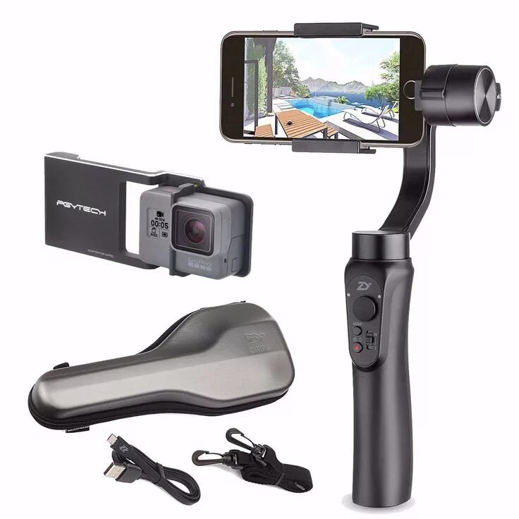 Zhiyun smooth q3 grey. Стабилизатор zhiyun smooth-q3. стабилизатор гимбал zhiyun smooth q. zhiyun smooth q 3-axis stabilization gimbal. zhiyun smooth q action camera.