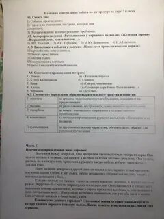 Тест по литературе критики