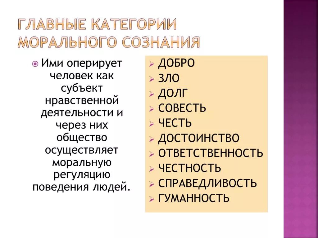 Совесть и ответственность. Долг совесть ответственность.