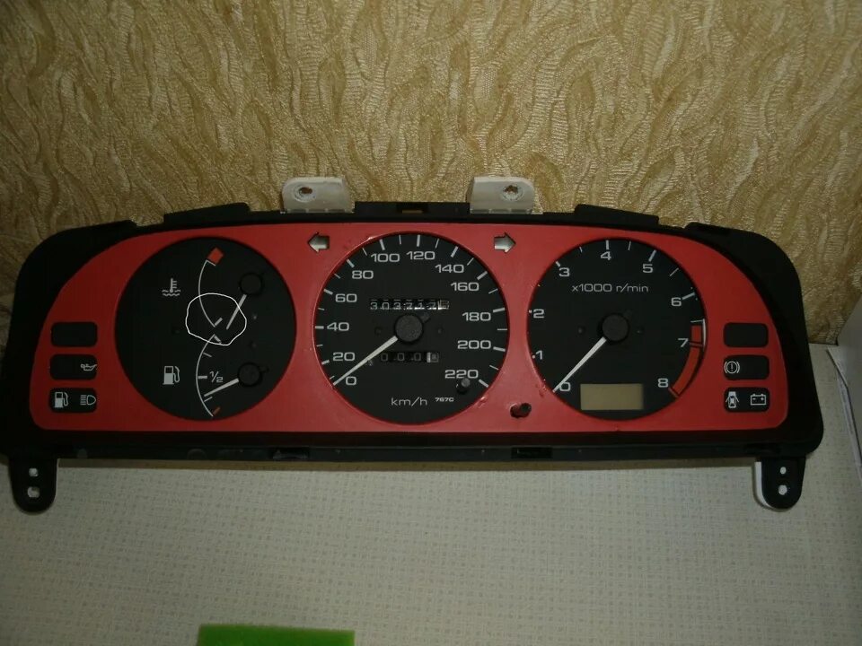 Щиток приборов (приборная панель) Nissan Primera P11/W11 рестайлинг (1999-2002),