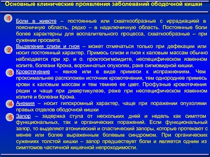 Хирургические заболевания ободочной кишки. Основные клинические проявления болезней. Воспалительные заболевания ободочной кишки хирургия. Основные клинические симптомы
