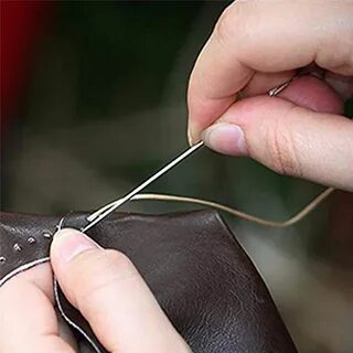 Игла шить кожу