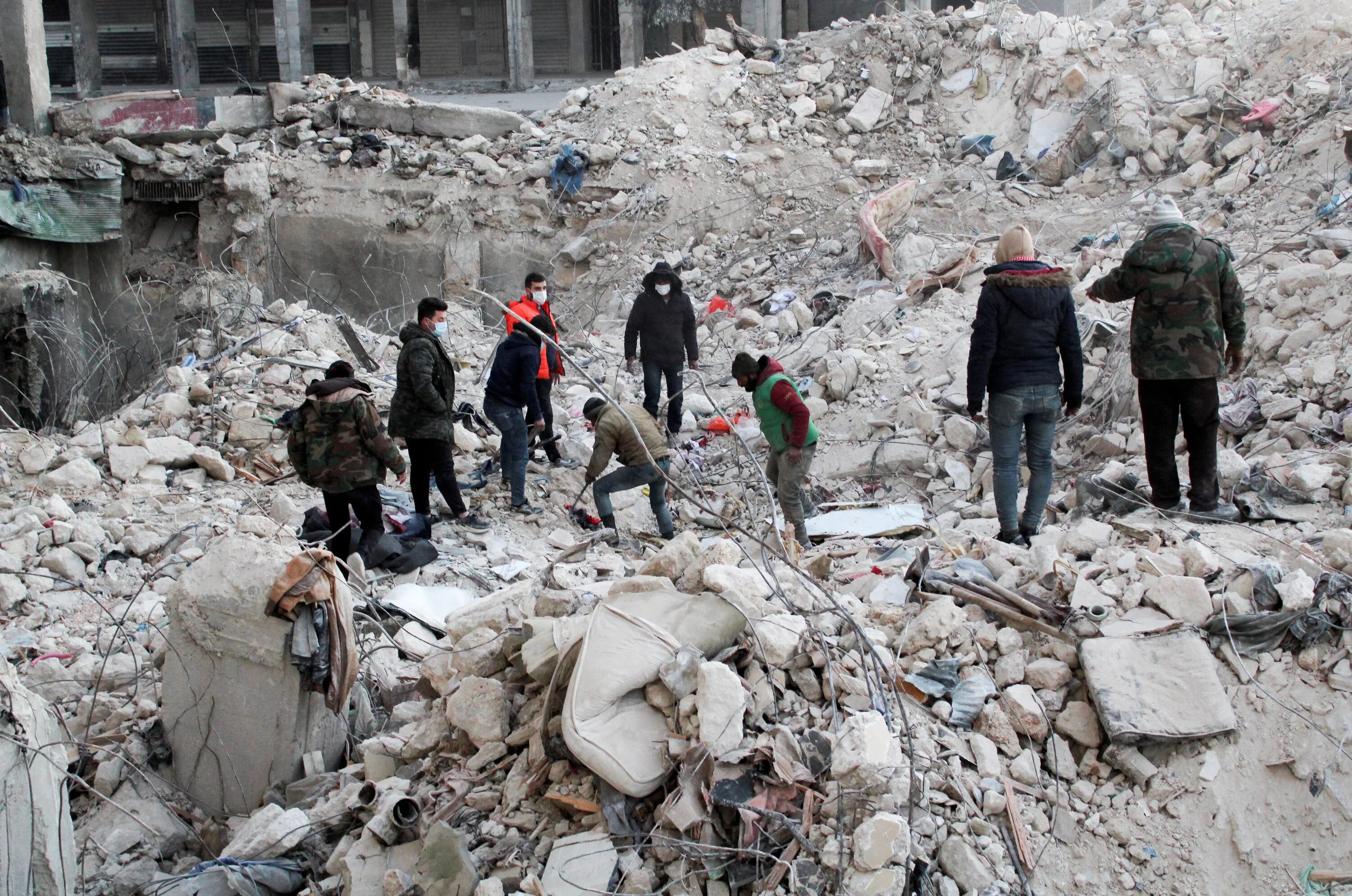 Землетрясение в Турции и Сирии. Стихийные бедствия. Землетрясение в Алеппо. Землетрясение в Сирии 2023. Землетрясение затронуло