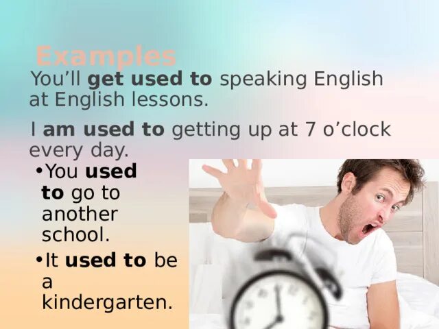 Used to get used to be used to. Be used to и get used to разница. Предложения с used to get used to be used to. Предложения с get used to. I can get used to it