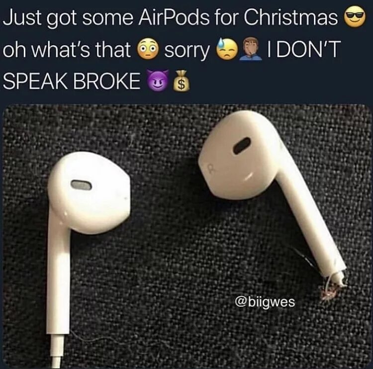 Сигналы airpods