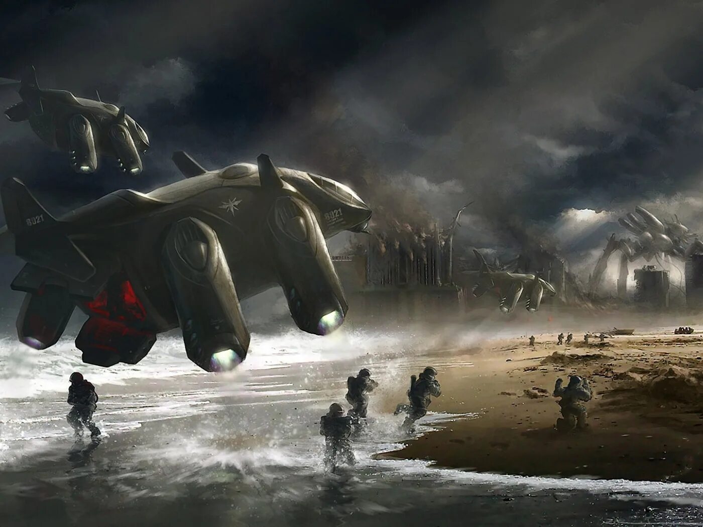 Футуристическая война. Sci-fi космический десант. Mobile infantry starship troopers. Планета десант. Планета десант.