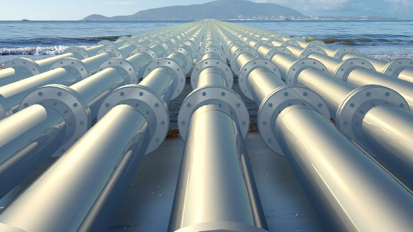 Use levitator to connect fuel tank pipelines