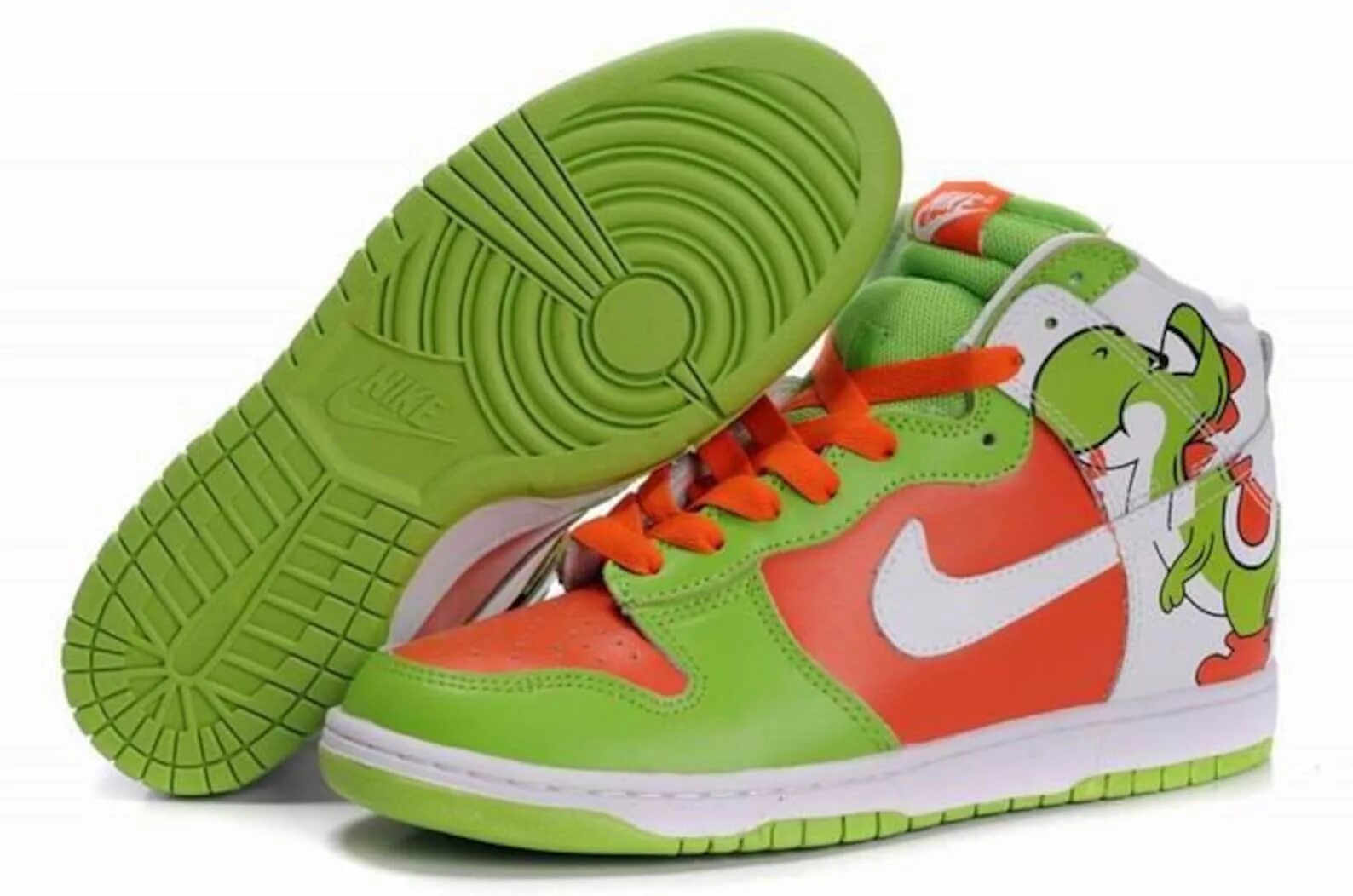 Детские обувь nike. Nike dunk high разноцветные. nike dunk mario. оранжевый зеленый nike dunk. nike dunk high.