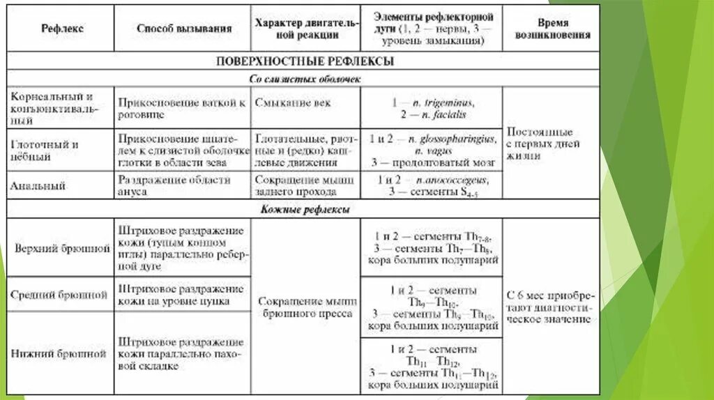 Практическая работа рефлексы. Таблица по неврологии рефлексы. Сухожильгые рефлексы таблица. Уровни замыкания рефлексов неврология таблица. Уровни замыкания основных сухожильных рефлексов.