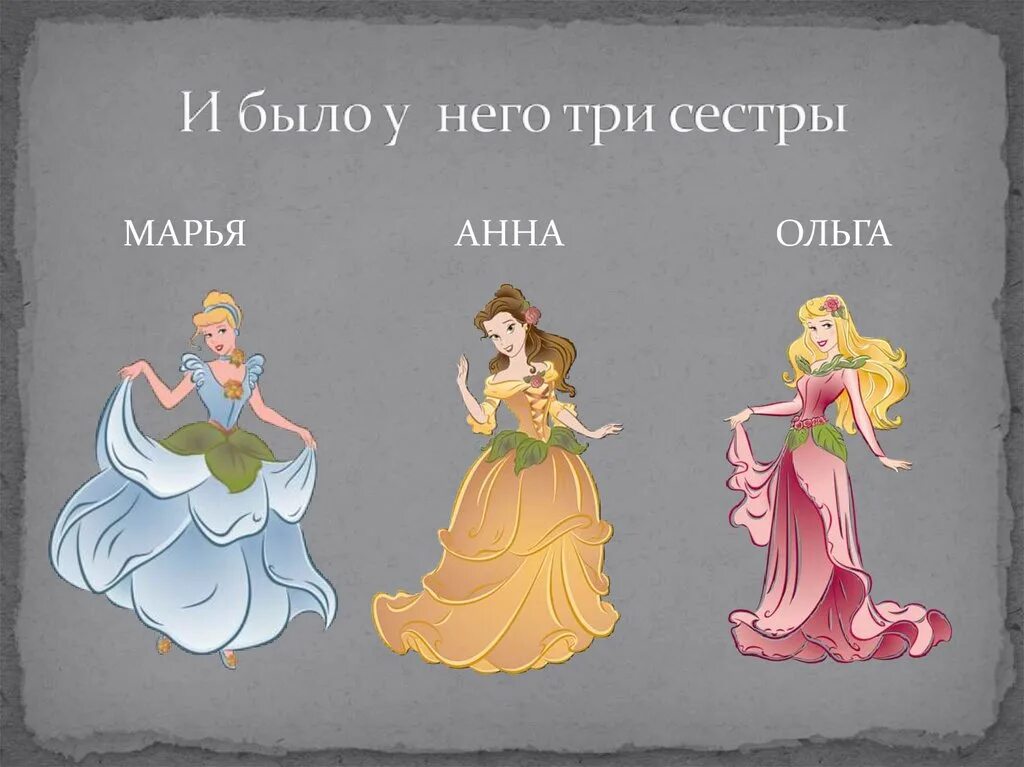 У него были три сестры. Три сестры проза. три сестры стихи. презентация три сестры.