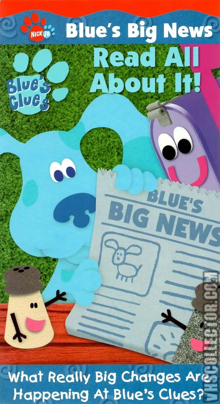 Умная собачка Блу Стив. Blues clues. Blues clues VHS. Умная собачка Блу подсказки бульки. Blue s big