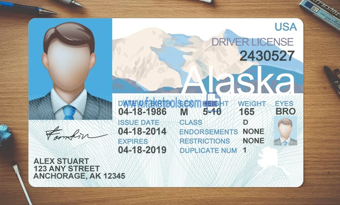 Driver License. Driver License USA. Driver License ID.