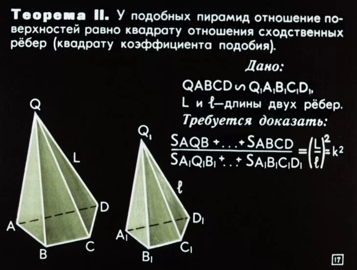 Подобные пирамиды