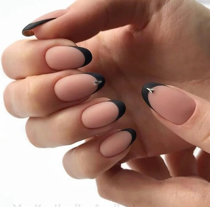 Matt French manicure