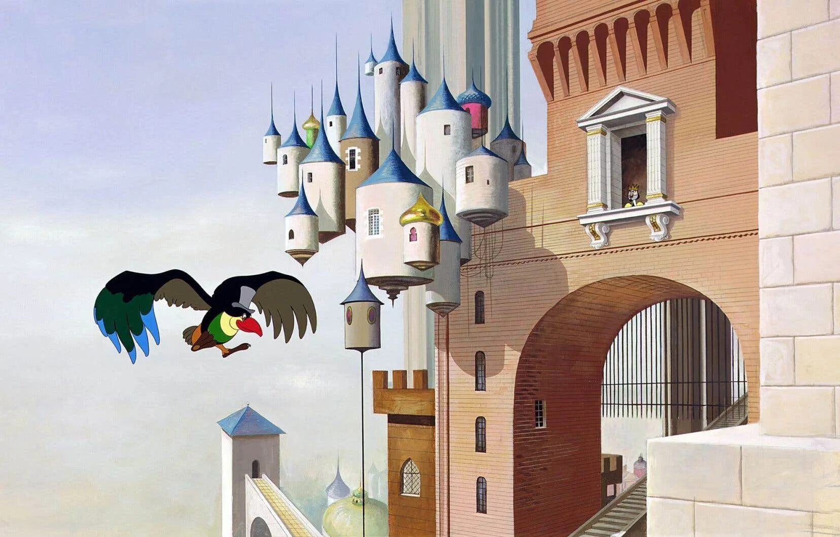 Un oiseau l oiseau. Король и птица (le roi et l`oiseau), франция, 1980.