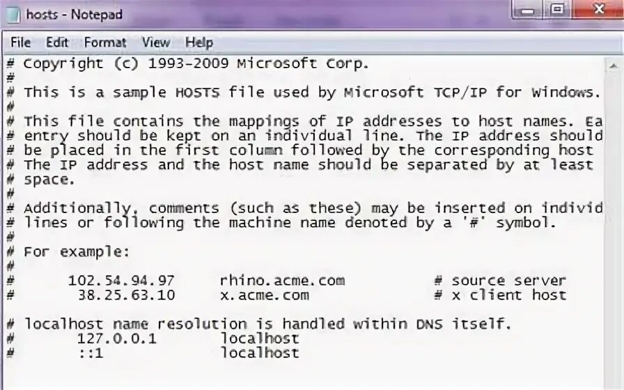 127.0 0.1 localhost 1 localhost
