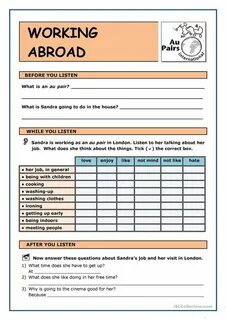 Work abroad opportunities