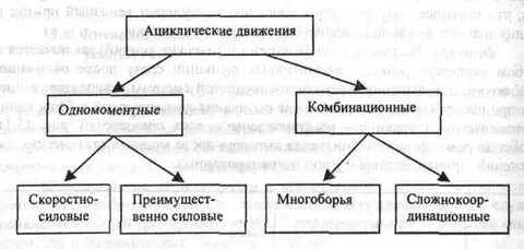 Ациклические упражнения относятся к классификации