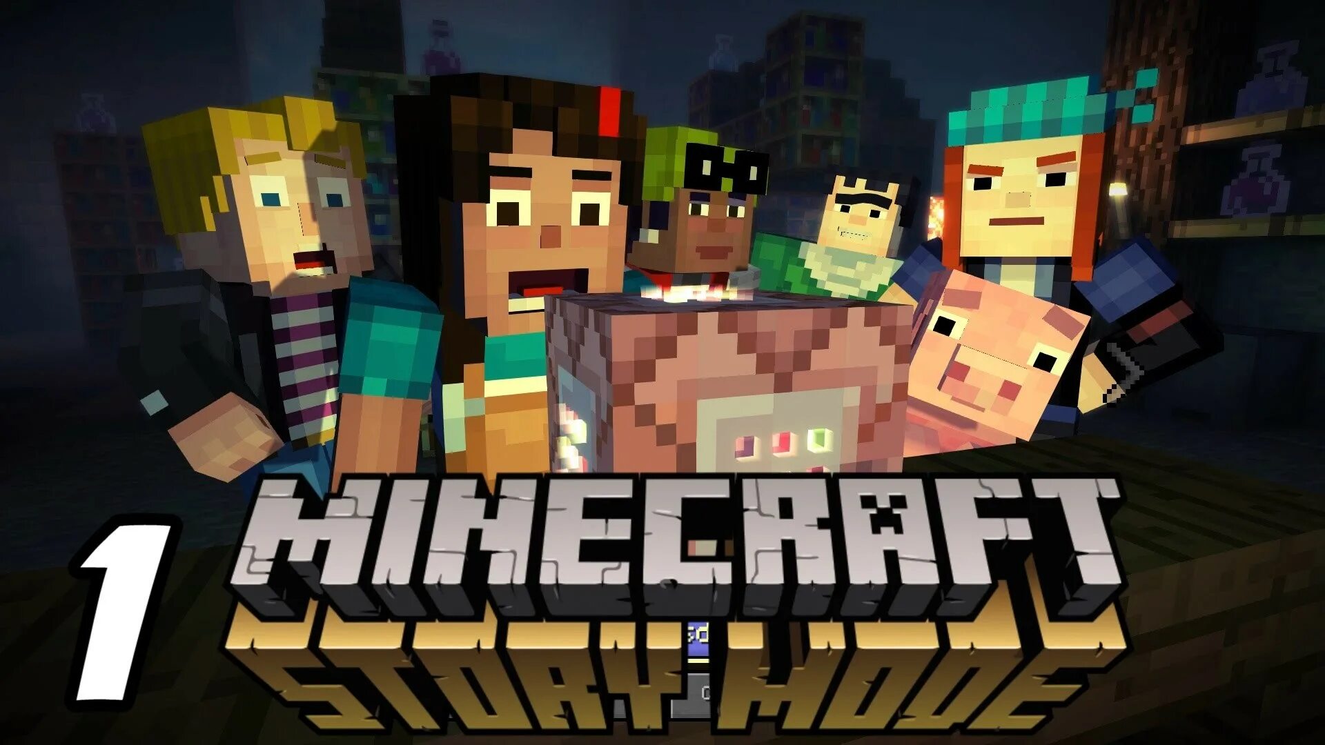 Minecraft game modes. Майнкрафт стори мод 1. minecraft story mode 1 эпизод. майнкрафт стори мод превью. превью minecraft story mode.