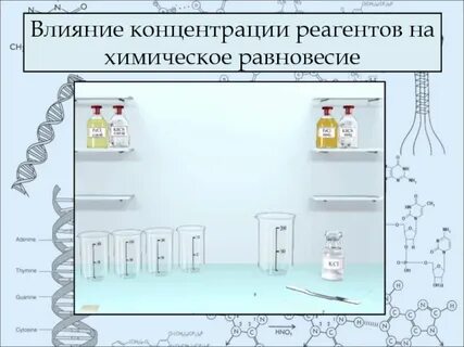 Концентрация влияет на равновесие