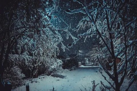 Конечно снег