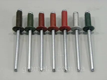 Заклепки вытяжные ral 7024
