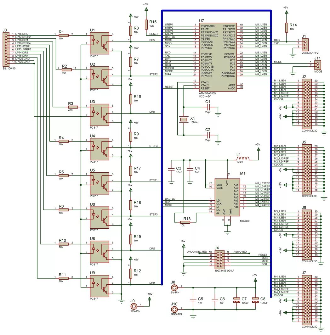 Схема контроллера опторазвязки для mach3. ЧПУ станок на stm32 схема. LPT DPTR 1.03 схема подключения. Плата опторазвязки ЧПУ схема.