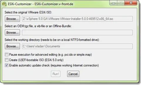 Vmvisor installer
