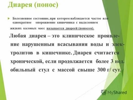 Карта поноса