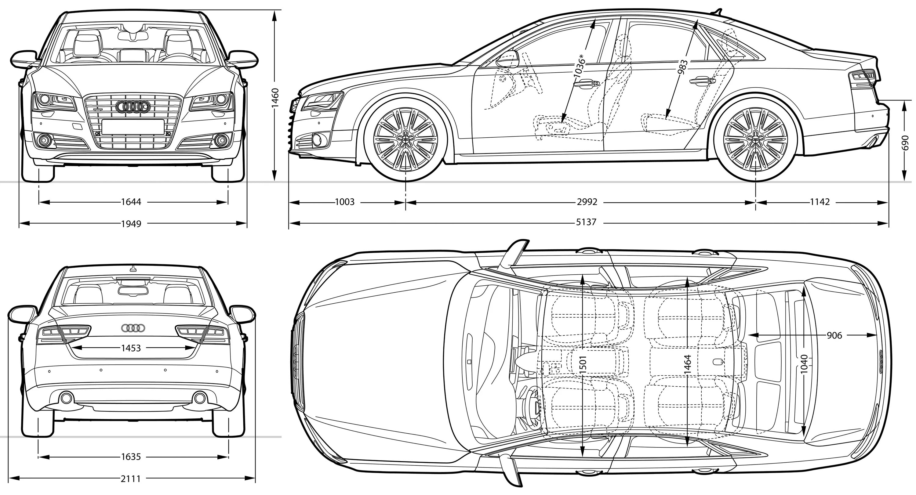 Ауди а8 габариты кузова. Ауди а8 чертеж. Audi a8 габариты. Габариты ауди а8. Ширина багажника ауди а3 седан.