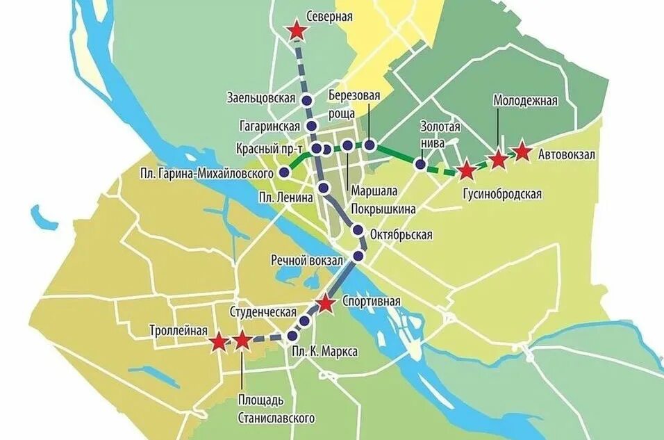 Сколько станций в новосибирском. Новосибирск метрополитен 2030. Станции метро Новосибирск карта. Метрополитен Новосибирск схема. План станций метро Новосибирск.