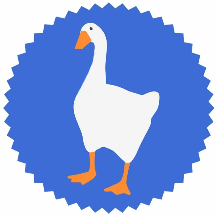 Goose goose duck дискорд. Гусь из игры untitled goose game. гусь аватарка. гусь арт минимализм. гусь с ножом.