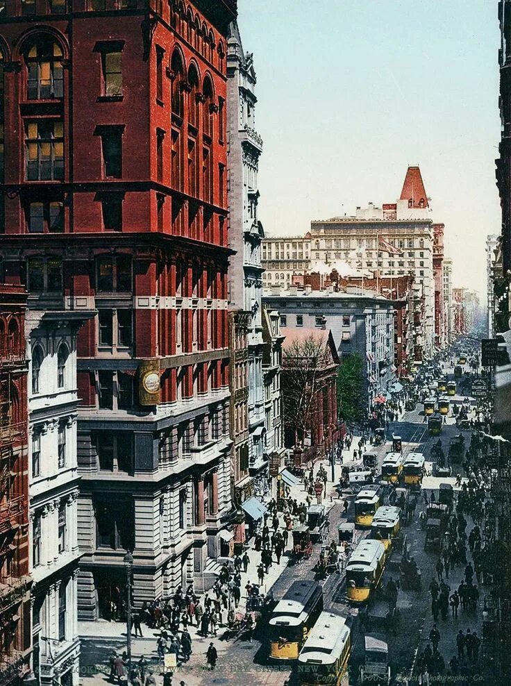 New York, Mulberry Street 1900 Buona giornata