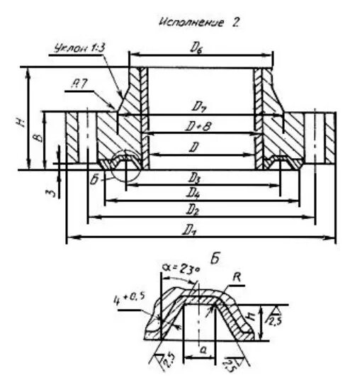 "тип фланца 11 "исполнение фланца d, m. 3-90. Сечение фланца. Фланец стальной приварной чертеж. 02-90 чертеж.