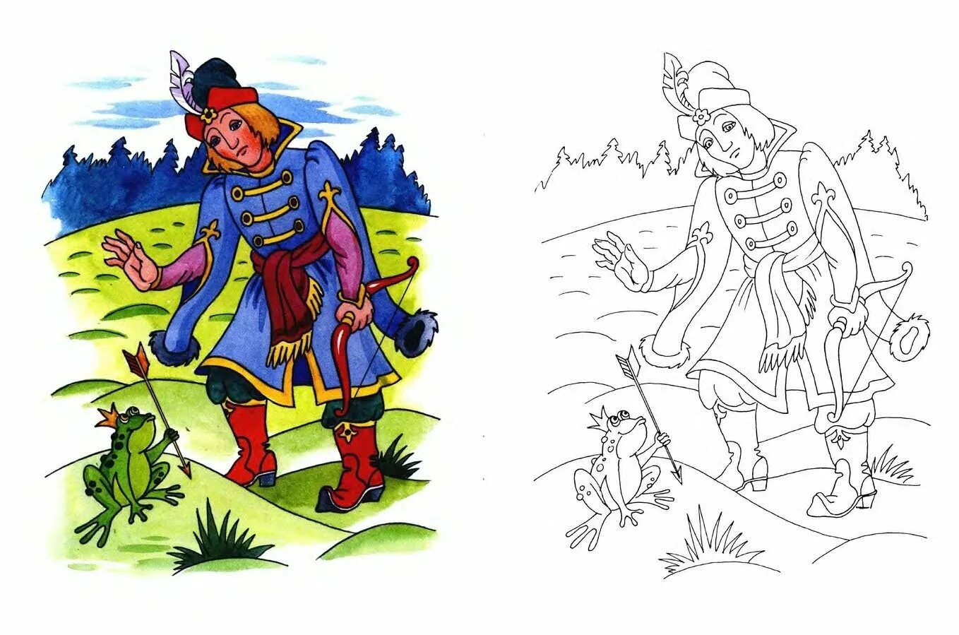 Раскраска к сказке царевна лягушка. Царевна лягушка для срисовки. Рисунок фрагмент из сказки. Рисунок фрагмент из сказки. Раскраска конек горбунок для детей.