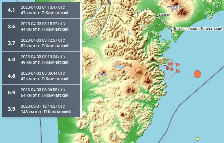 Землетрясение на Камчатке. Карта землетрясений Камчатка. Землетрясение Петропавловск Камчатский. Землетрясение на Камчатке 2023. Землетрясение 03.04