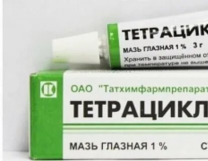 Тетрациклин от ячменя на глазу