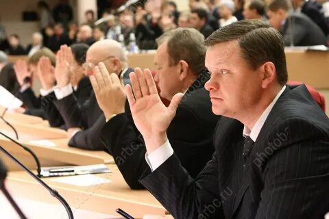 Депутаты голосуют