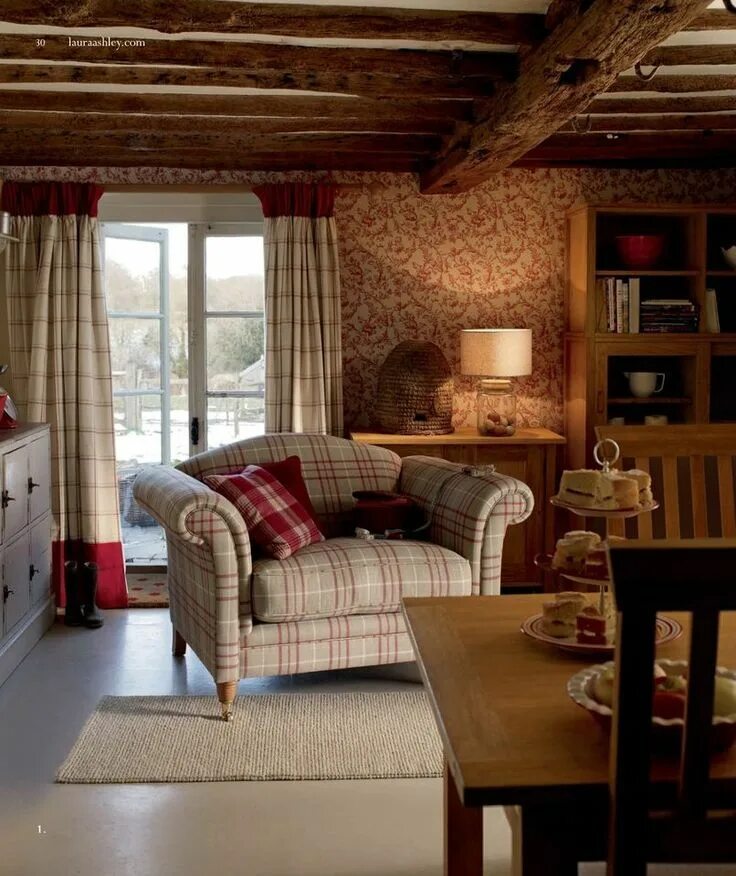 Rosehill Cottage - The Holiday English cottage interiors, Cottage living rooms, 